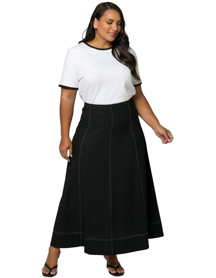 Urban Mirage Maxi Skirt in Black image 4