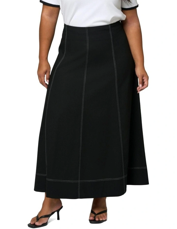 Urban Mirage Maxi Skirt in Black image 5