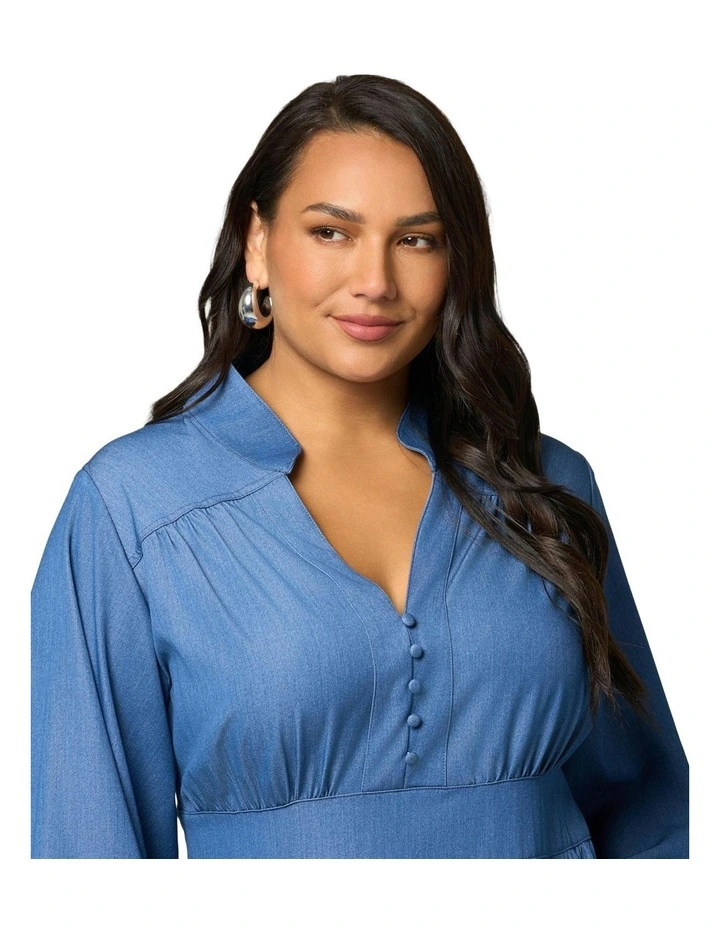 Endless Road Maxi Dress in Blue image 6