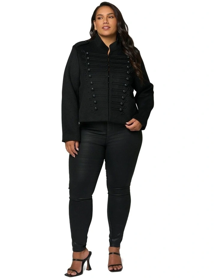 Rocked Jacket in Black image 4