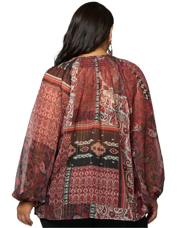 Aurora Drift Blouse in Assorted image 2