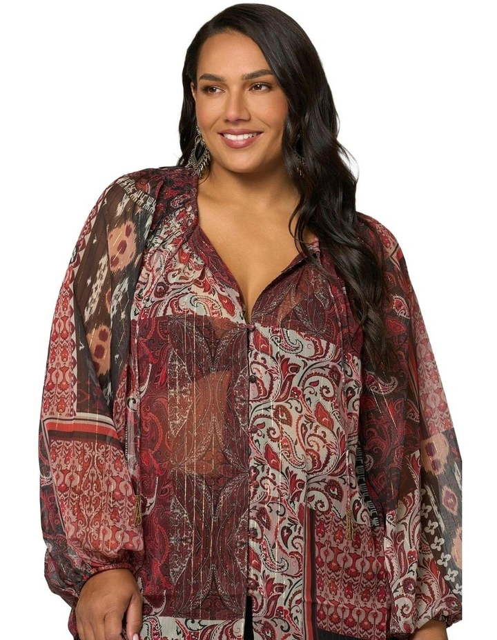 Aurora Drift Blouse in Assorted image 6