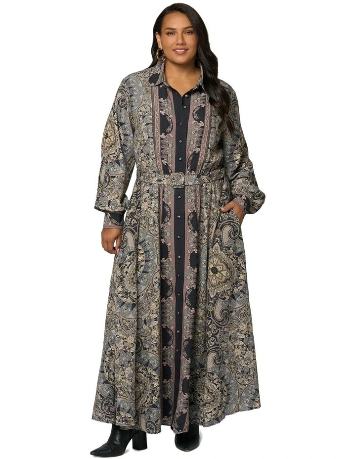 Athena Maxi Dress in Assorted image 1