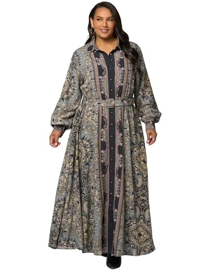 Athena Maxi Dress in Assorted image 4