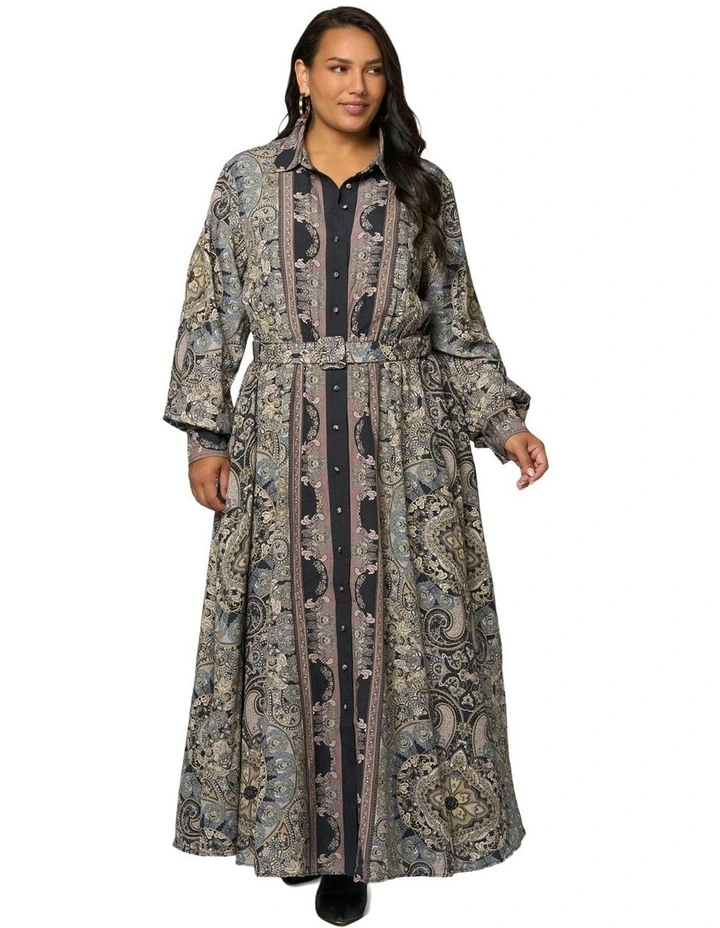 Athena Maxi Dress in Assorted image 5