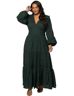 Serendipity Maxi Dress in Olive