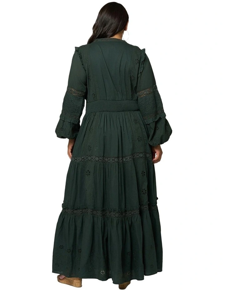 Serendipity Maxi Dress in Olive image 2