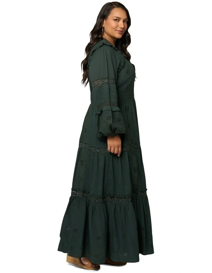 Serendipity Maxi Dress in Olive image 3