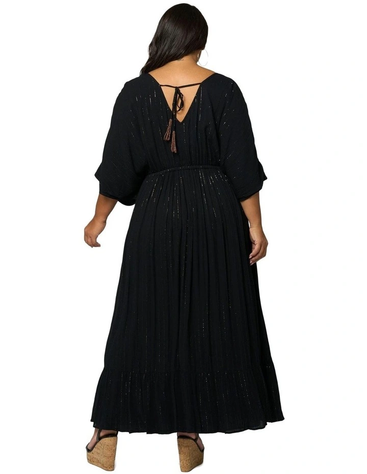 Mystic Maxi Dress in Black image 2