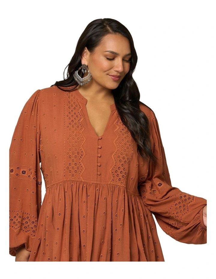 Aura Blouse in Brown image 5
