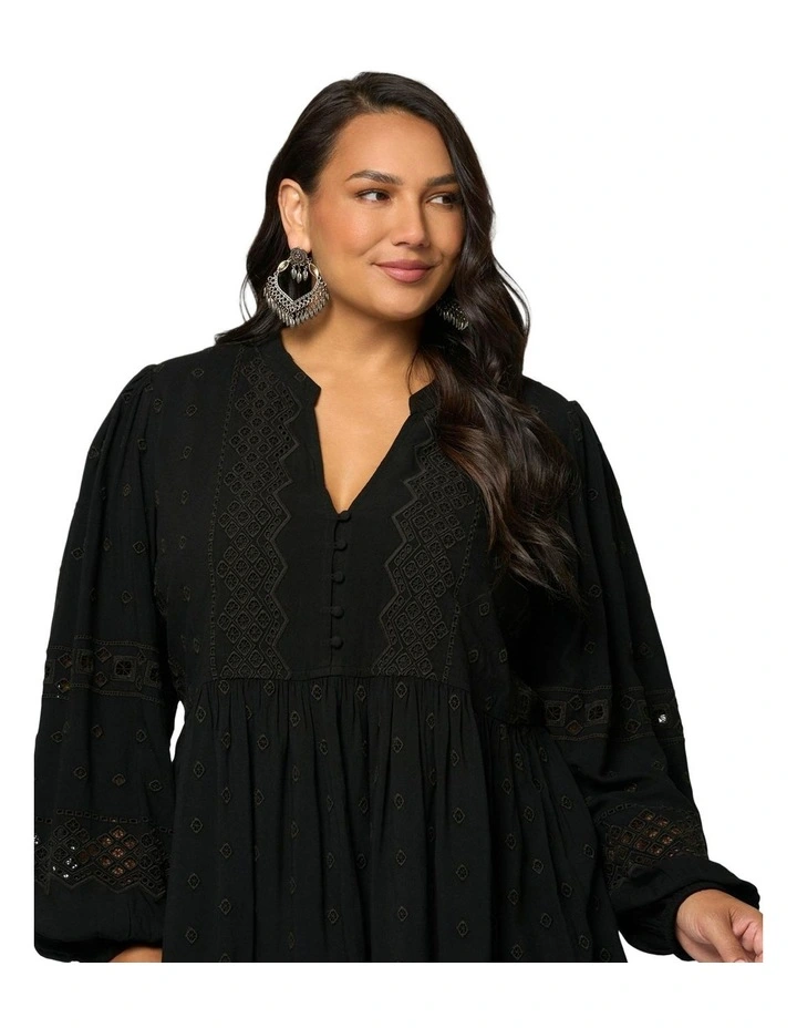 Aura Blouse in Black image 5