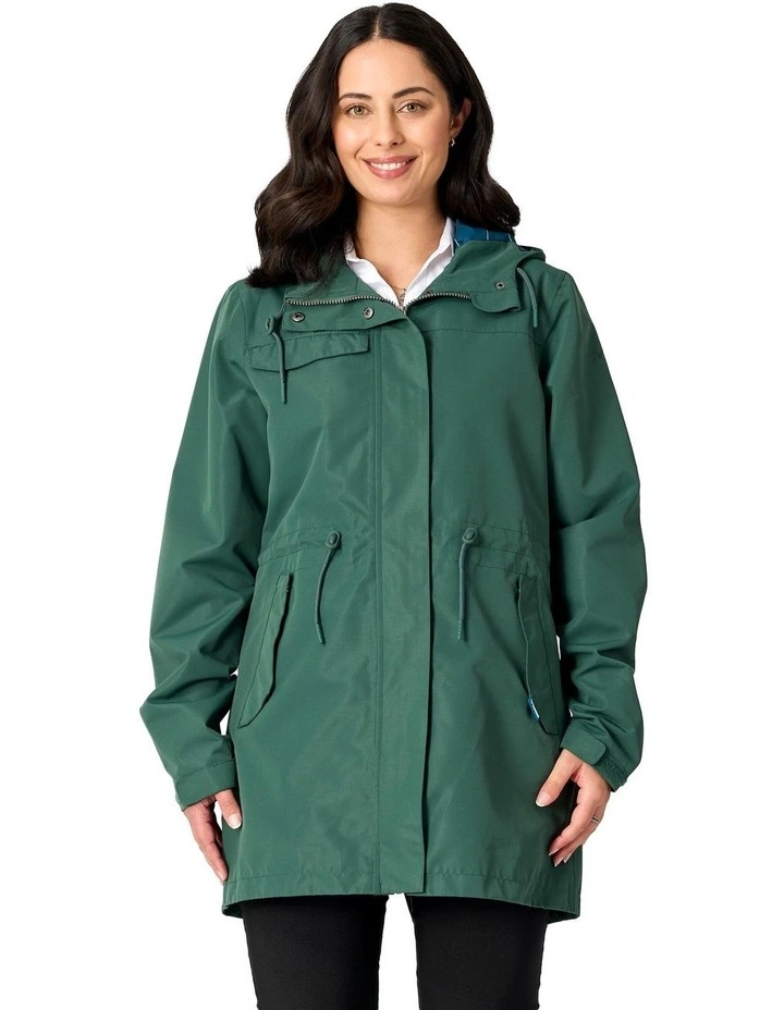 Malin Waterproof Jacket in Dark Green image 1