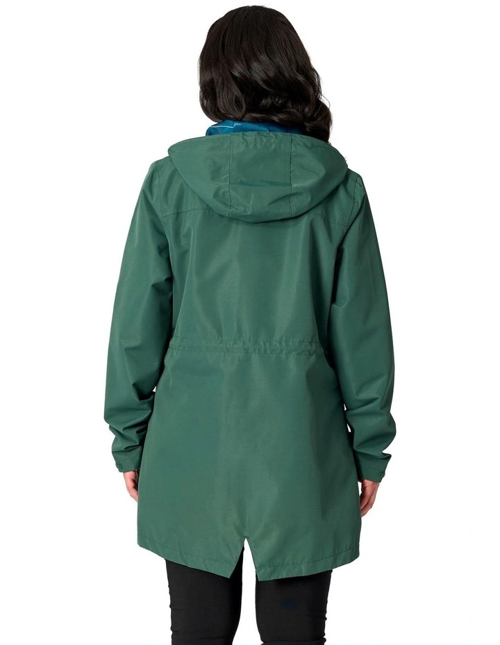 Malin Waterproof Jacket in Dark Green image 2