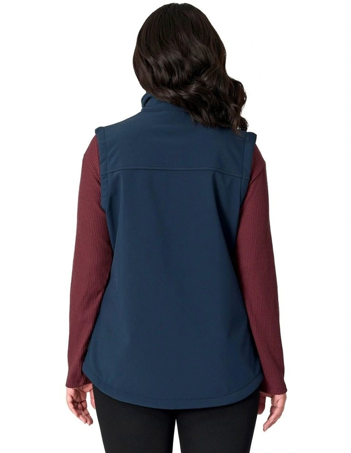 Freeman Softshell Vest in Navy image 2