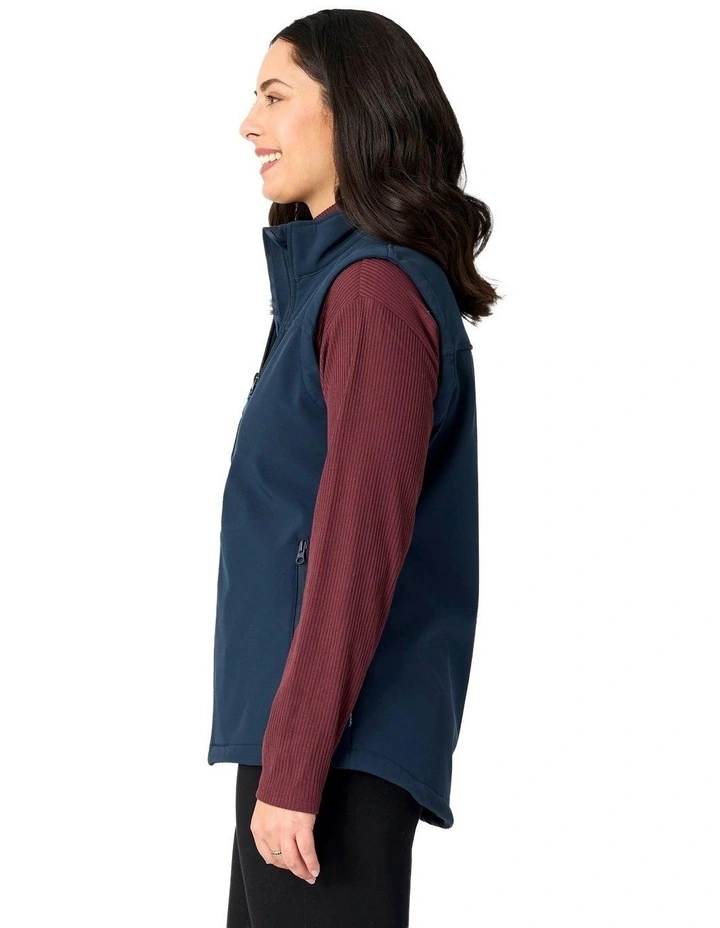 Freeman Softshell Vest in Navy image 3