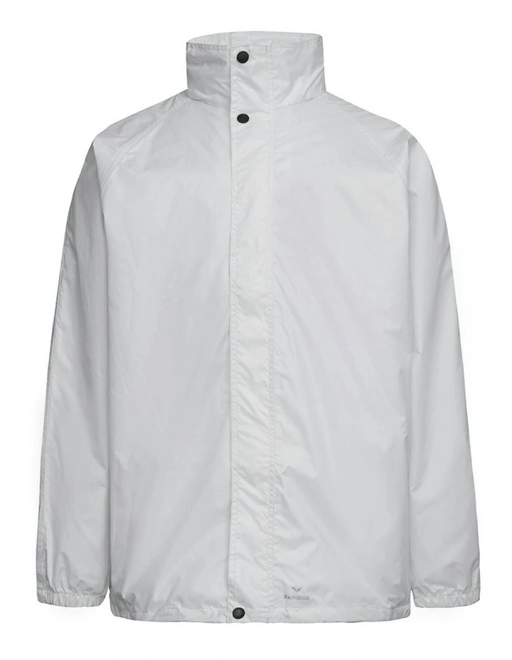 Stowaway Waterproof Rain Jacket in White image 6