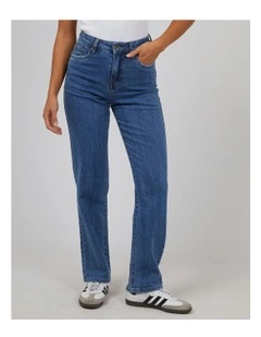 Mila Comfort Straight Jean in Blue