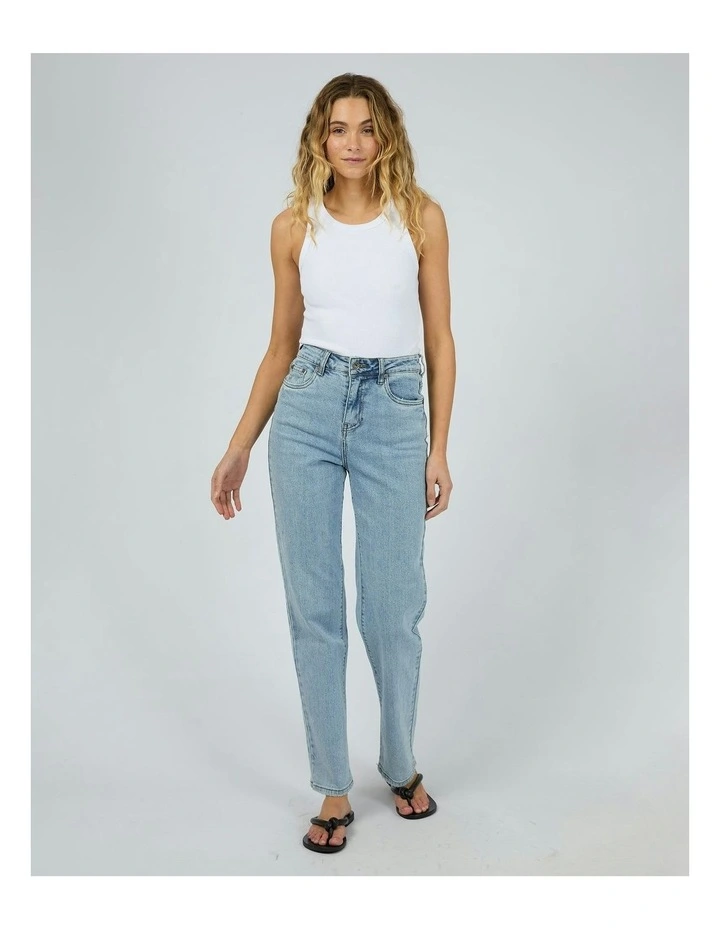 Mila Comfort Straight Jean in Sky Blue image 3