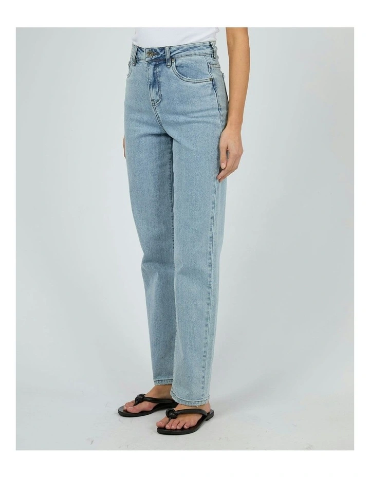 Mila Comfort Straight Jean in Sky Blue image 4