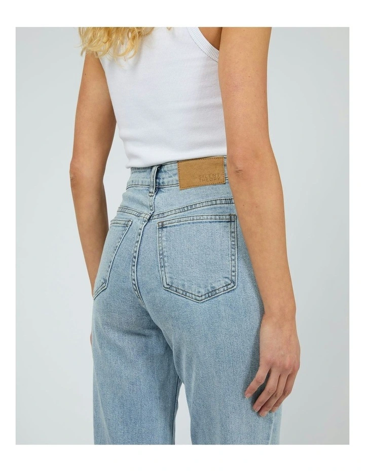 Mila Comfort Straight Jean in Sky Blue image 5