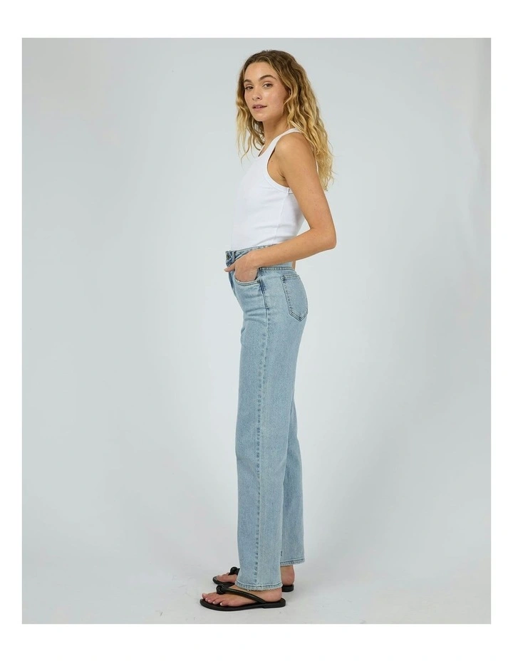 Mila Comfort Straight Jean in Sky Blue image 6