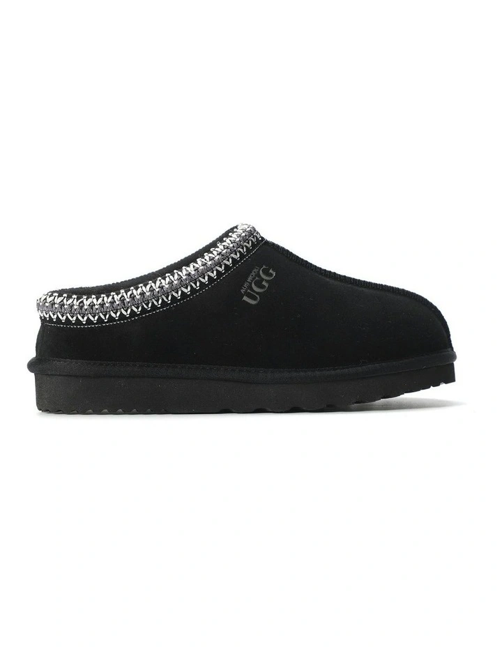 Sheepskin Ankle Braid Croydon Slippers in Black image 4