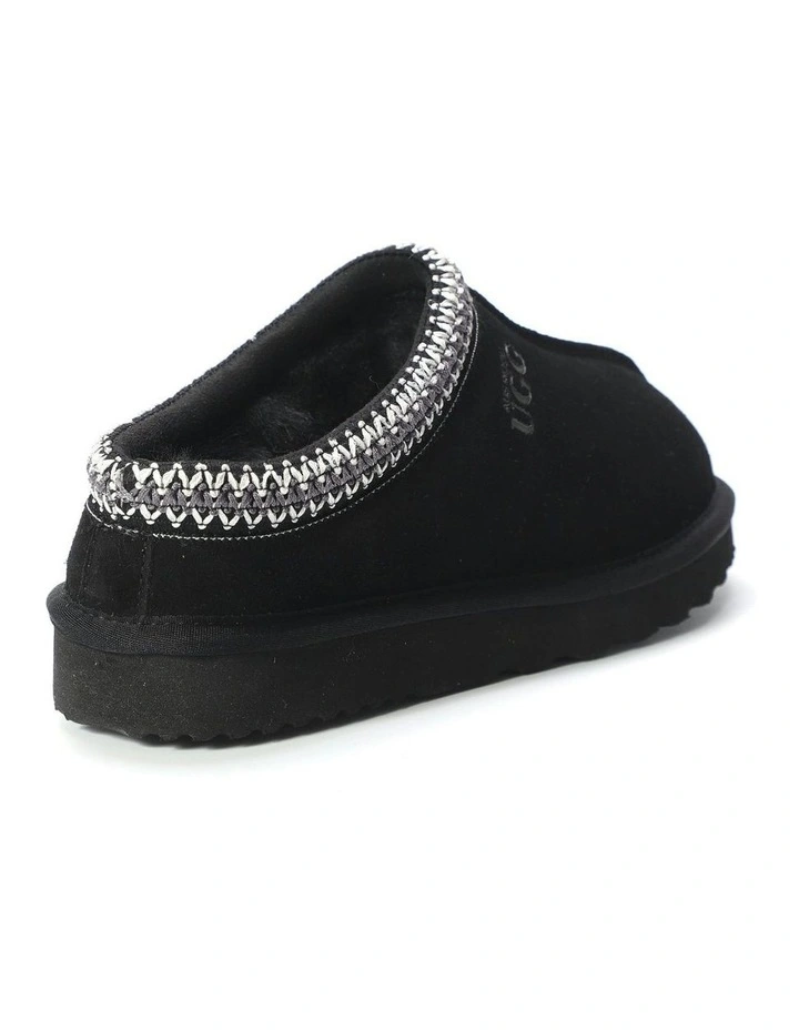 Sheepskin Ankle Braid Croydon Slippers in Black image 6