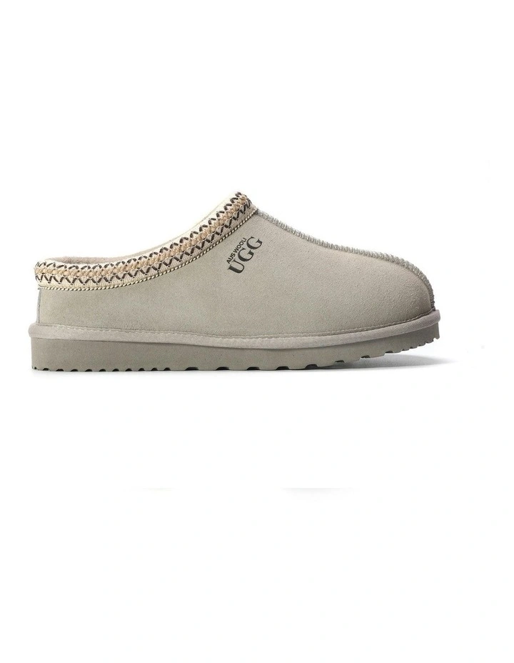 Sheepskin Ankle Braid Croydon Slippers in Grey image 5