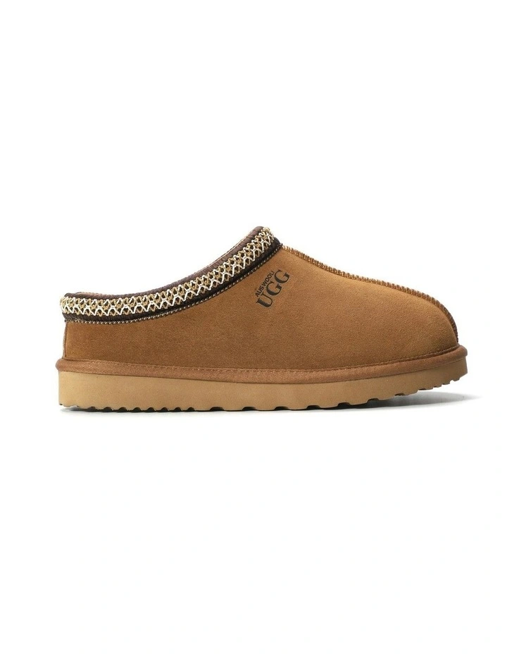 Sheepskin Ankle Braid Croydon Slippers in Brown image 5