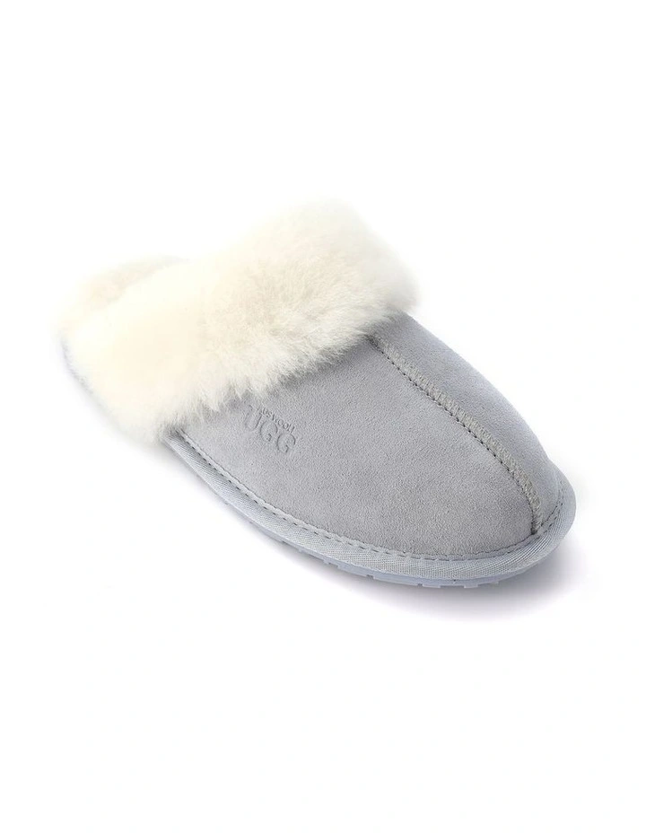 Sheepskin Wool Shelley Slippers in Blue image 1