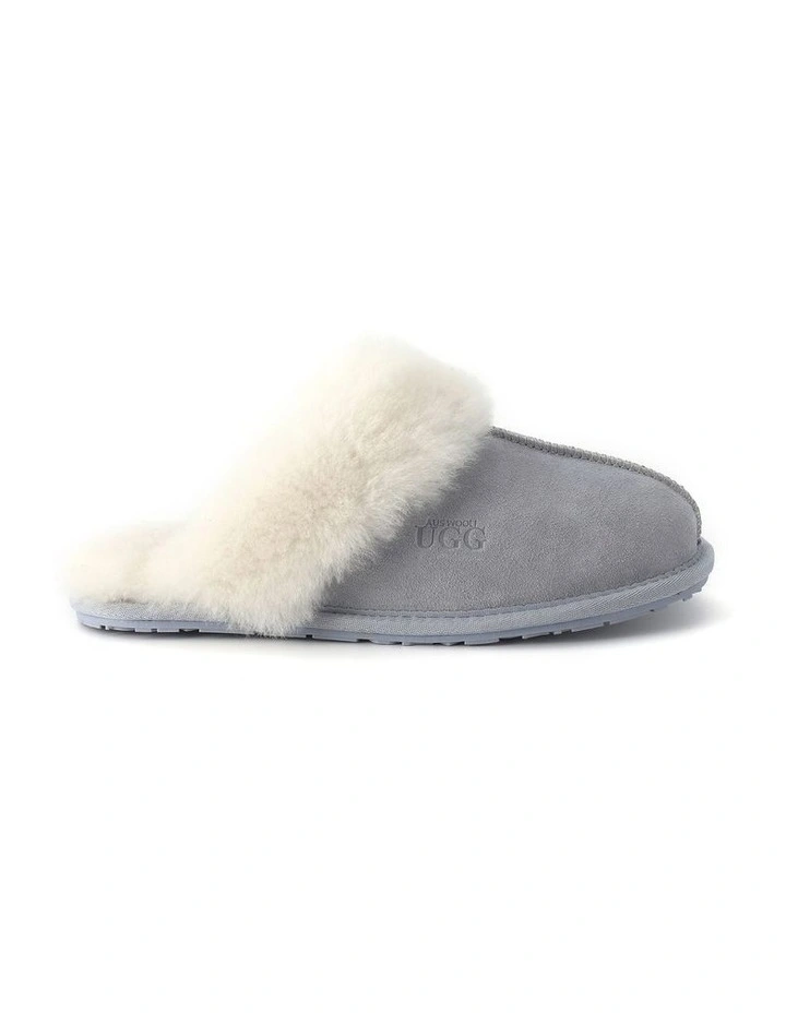 Sheepskin Wool Shelley Slippers in Blue image 2