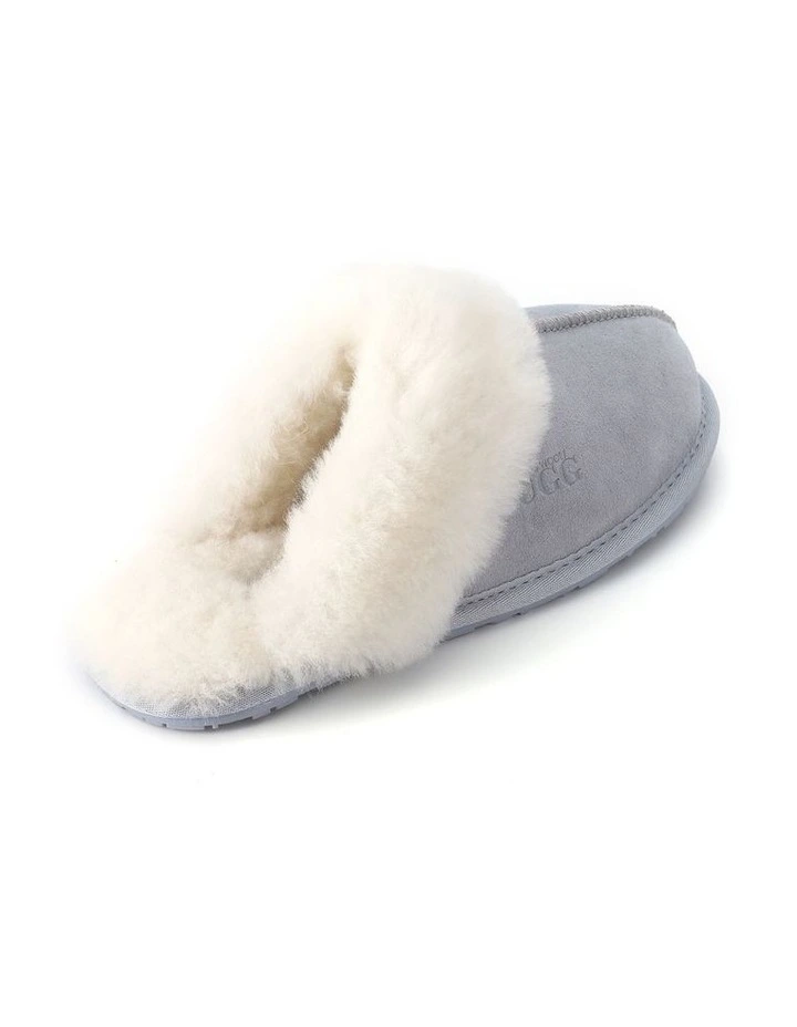 Sheepskin Wool Shelley Slippers in Blue image 4