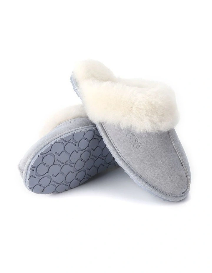 Sheepskin Wool Shelley Slippers in Blue image 5