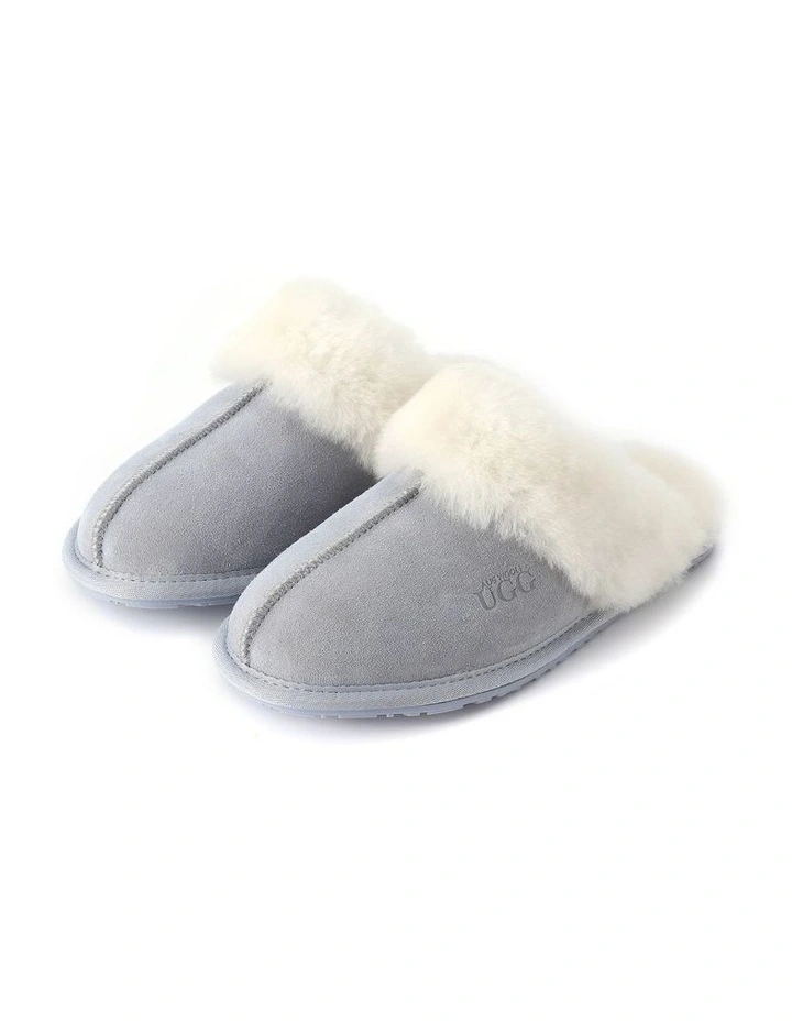Sheepskin Wool Shelley Slippers in Blue image 6