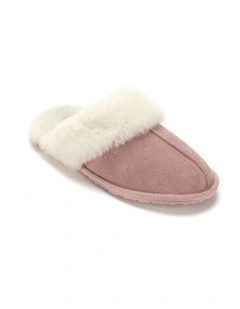 Sheepskin Wool Shelley Slippers in Pink