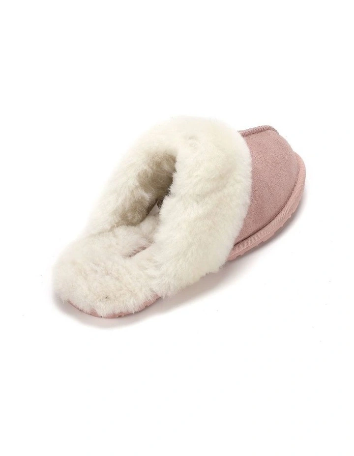 Sheepskin Wool Shelley Slippers in Pink image 4