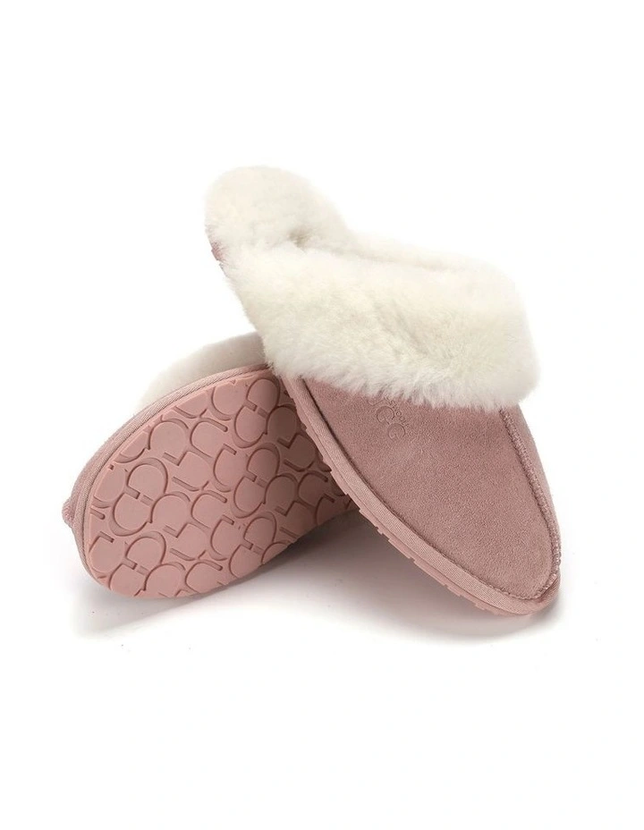 Sheepskin Wool Shelley Slippers in Pink image 5