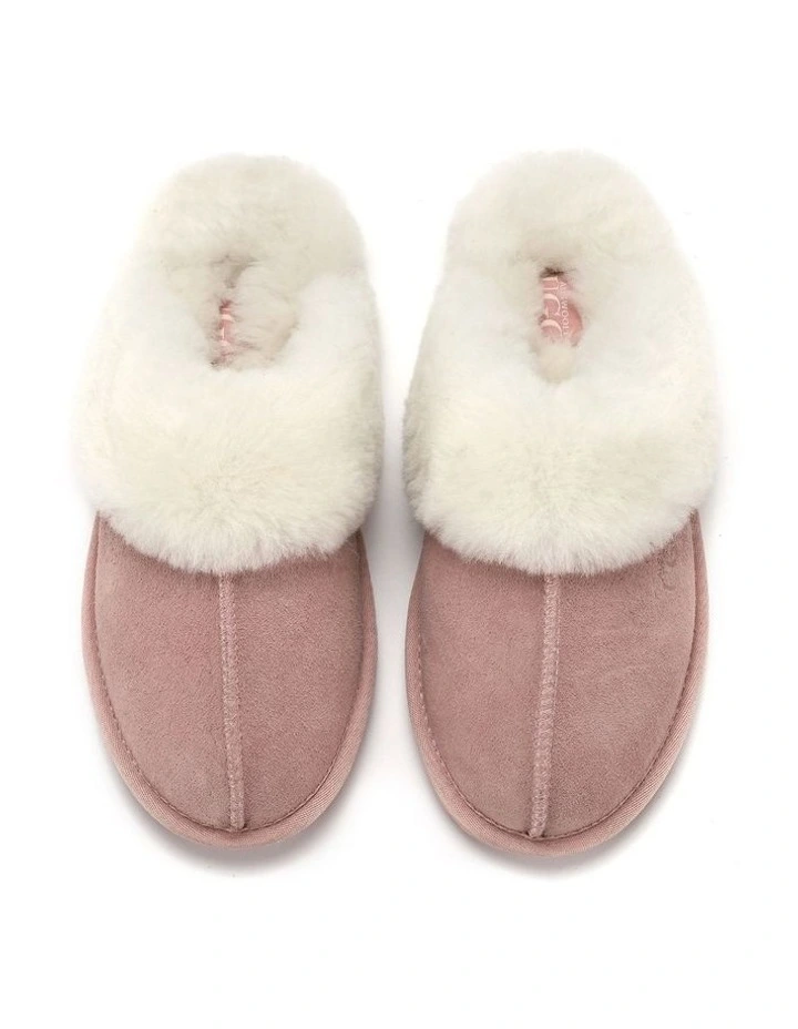 Sheepskin Wool Shelley Slippers in Pink image 6