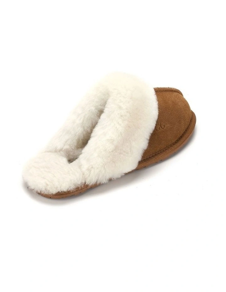 Sheepskin Wool Shelley Slippers in Brown image 4