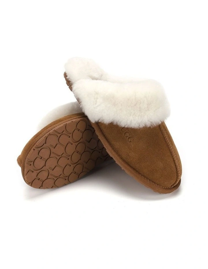 Sheepskin Wool Shelley Slippers in Brown image 5