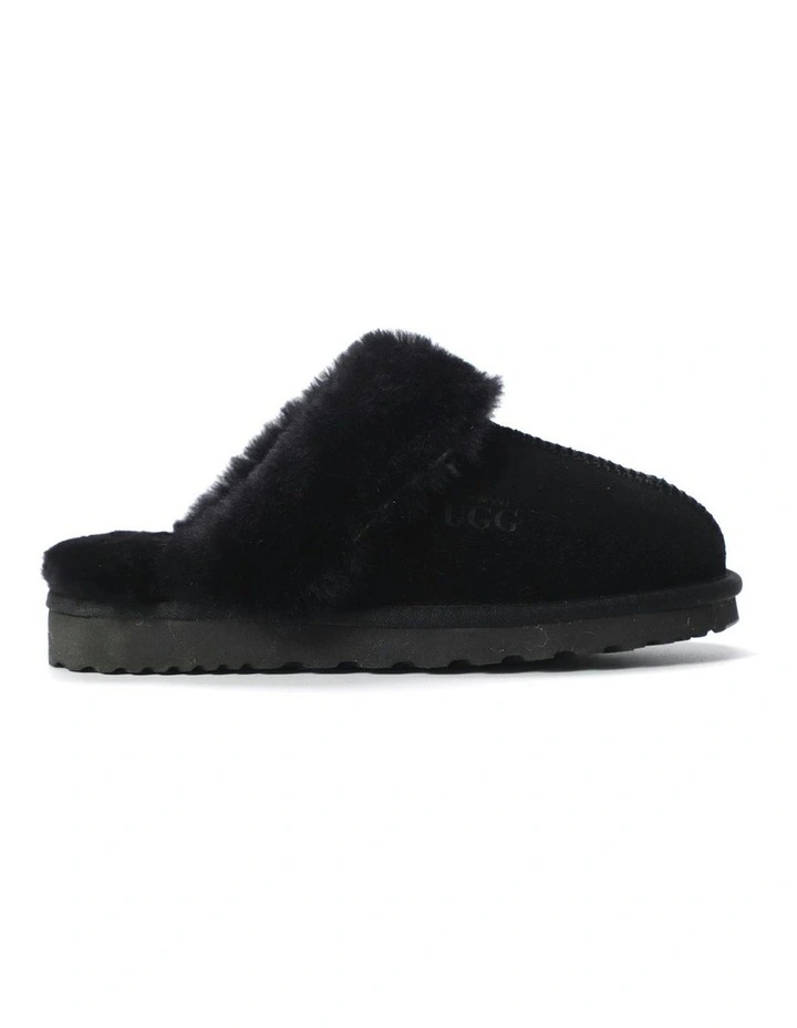 Sheepskin Wool Sydney Slippers in Black image 6