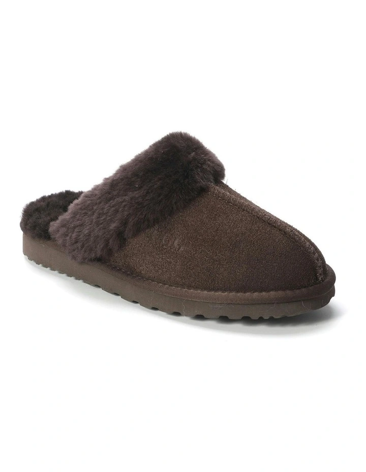 Sheepskin Wool Sydney Slippers in Brown image 1