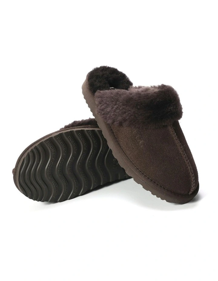 Sheepskin Wool Sydney Slippers in Brown image 3