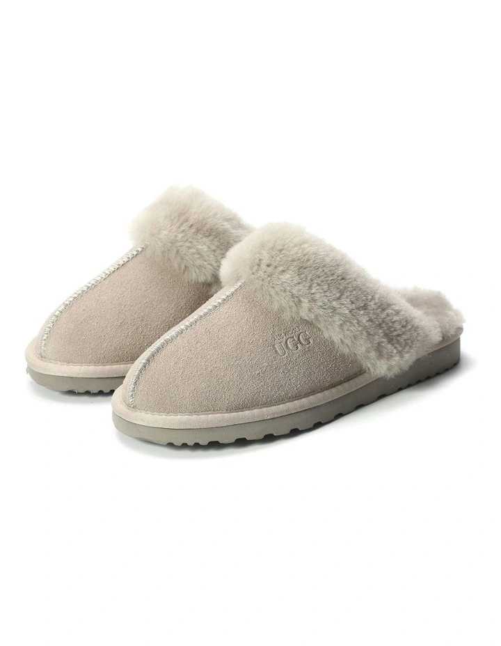 Sheepskin Wool Sydney Slippers in Grey image 2