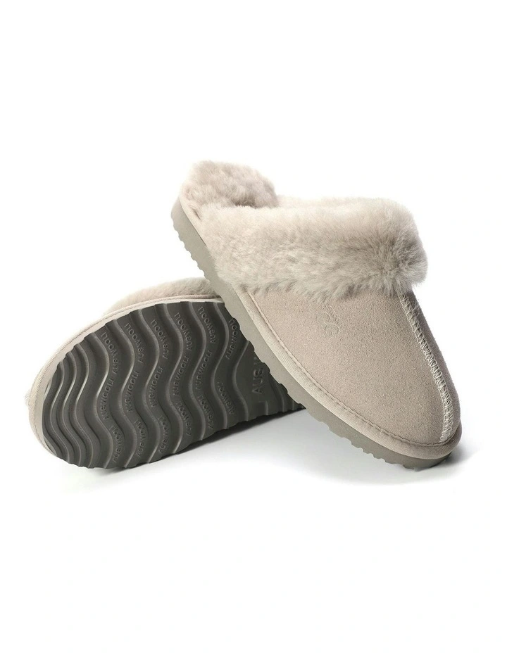 Sheepskin Wool Sydney Slippers in Grey image 3