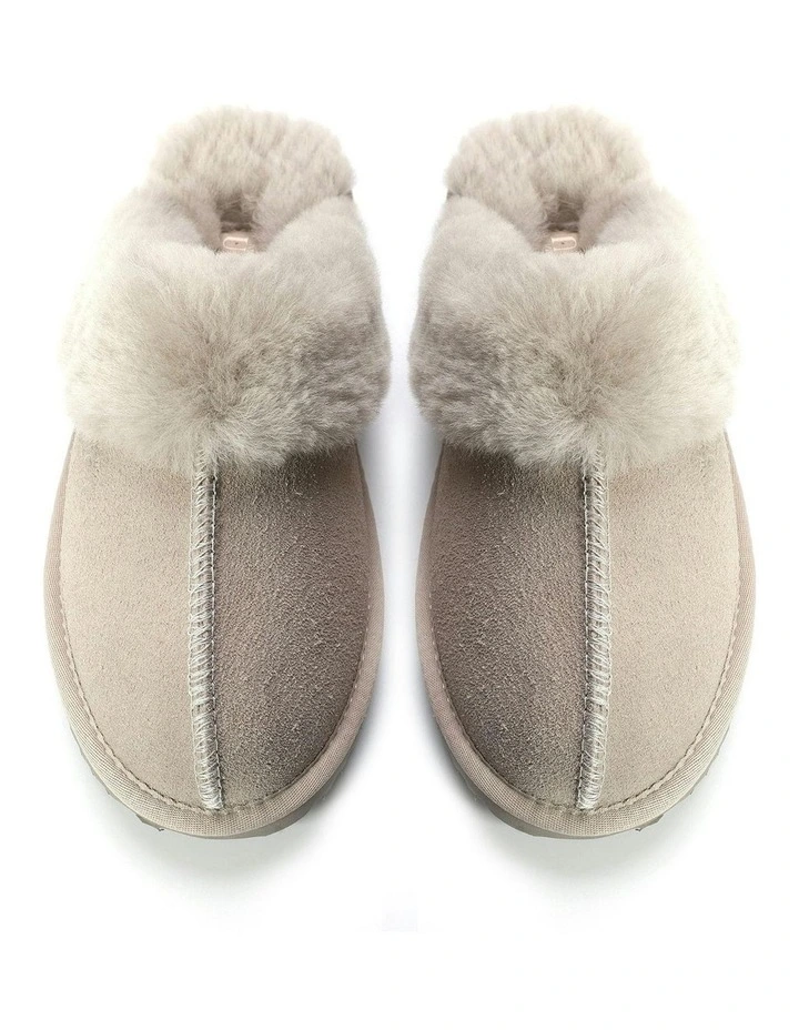 Sheepskin Wool Sydney Slippers in Grey image 5