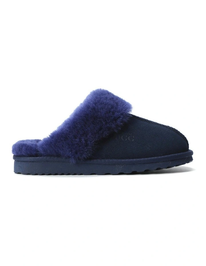 Sheepskin Wool Sydney Slippers in Blue image 4