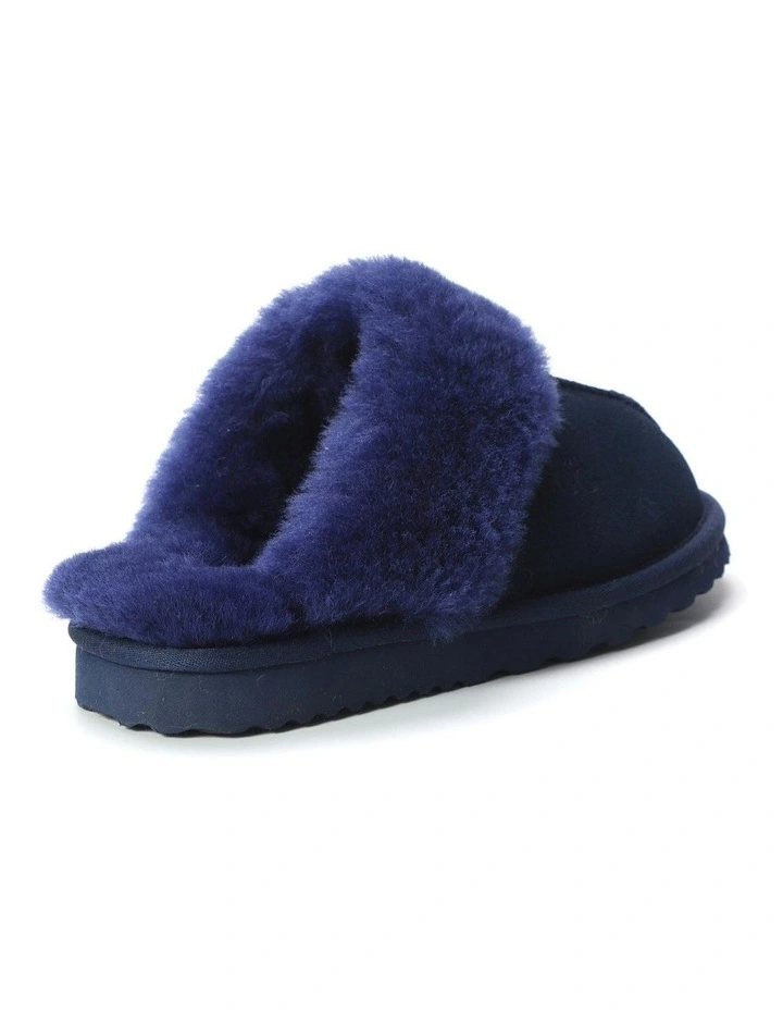 Sheepskin Wool Sydney Slippers in Blue image 6