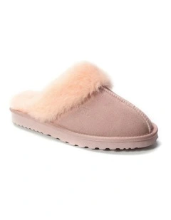 Sheepskin Wool Sydney Slippers in Pink