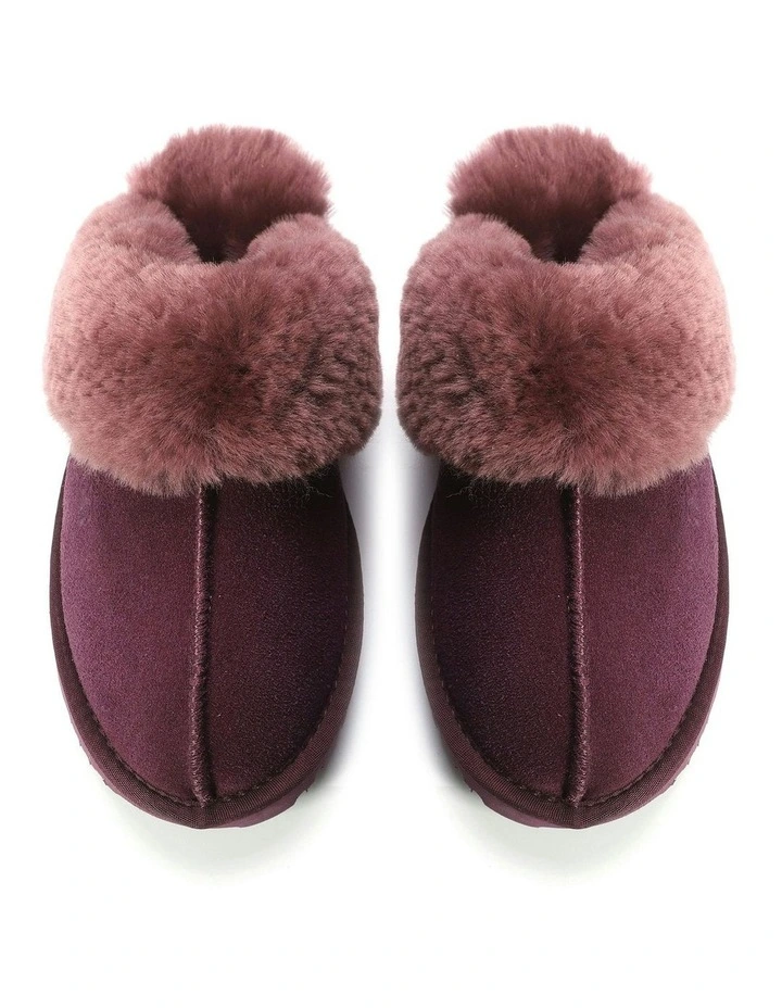 Sheepskin Wool Sydney Slippers in Purple image 3